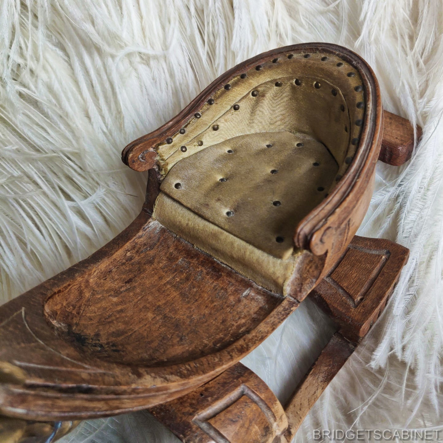 1890 Miniature Doll Toy Sled