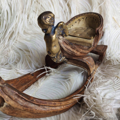 1890 Miniature Doll Toy Sled