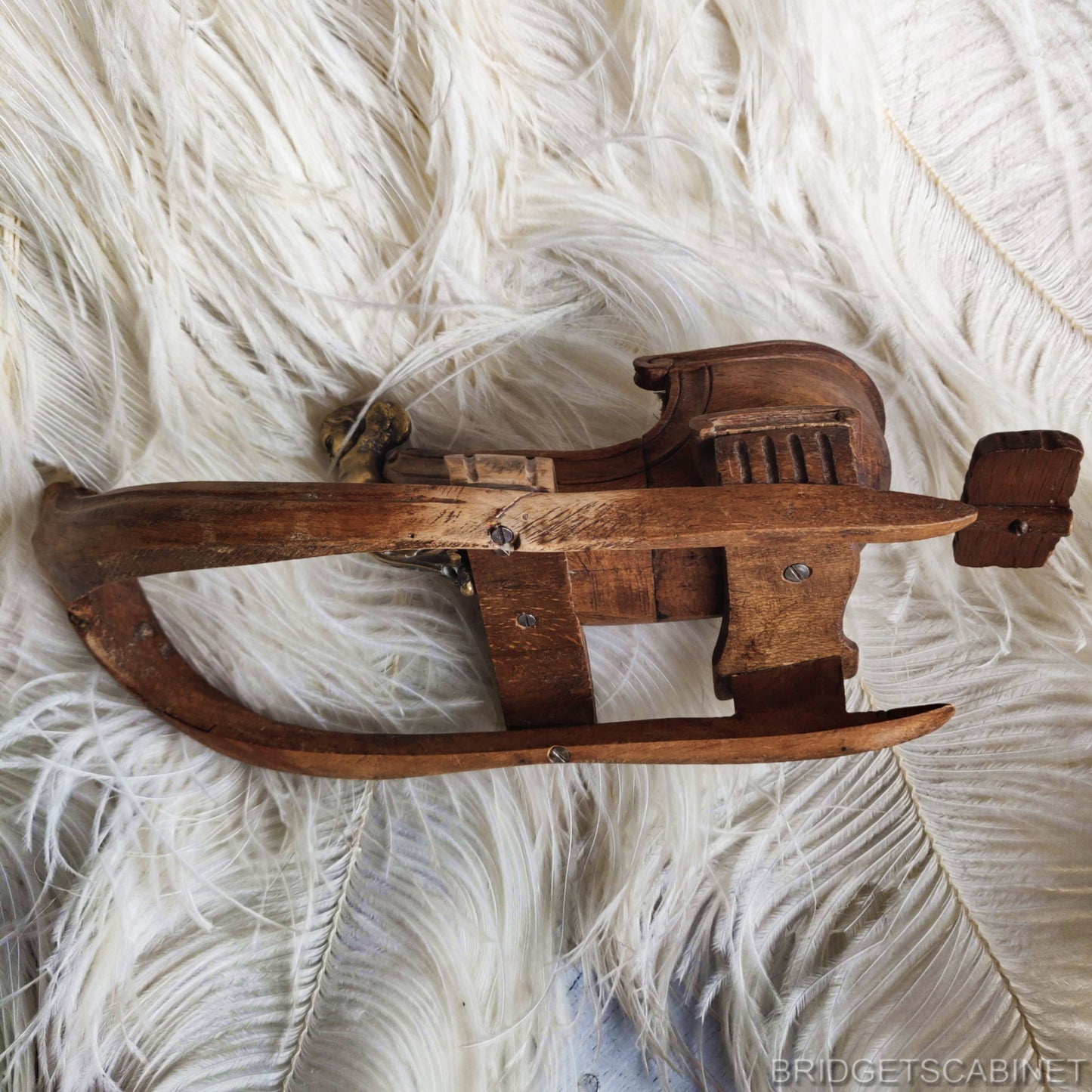 1890 Miniature Doll Toy Sled