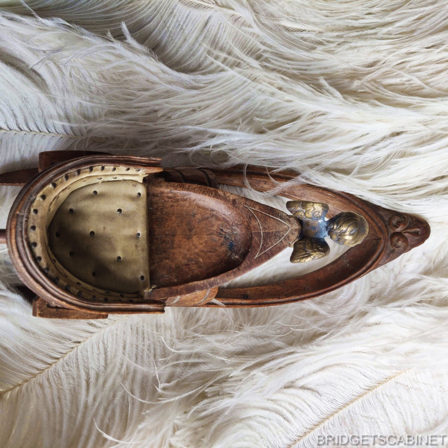 1890 Miniature Doll Toy Sled