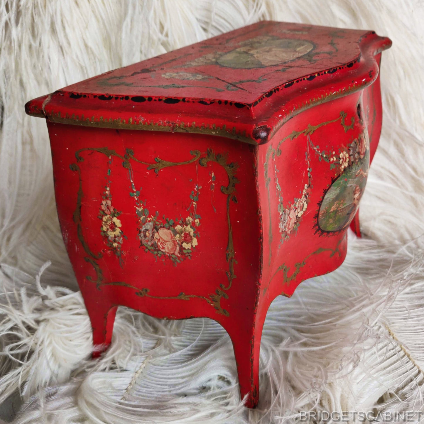 Antique Commode Doll Cabinet
