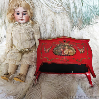 Antique Commode Doll Cabinet