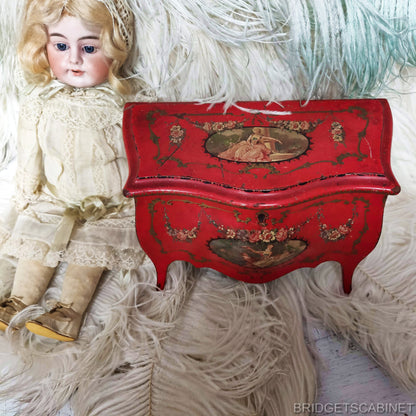 Antique Commode Doll Cabinet
