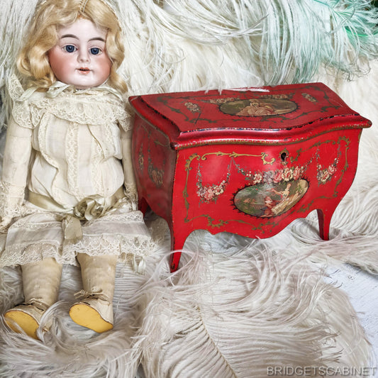 Antique Commode Doll Cabinet