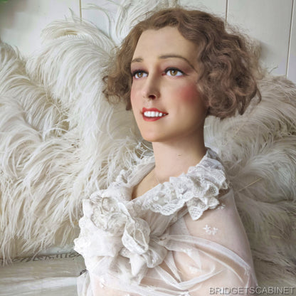 1920s French Wax Bust