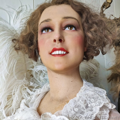 1920s French Wax Bust