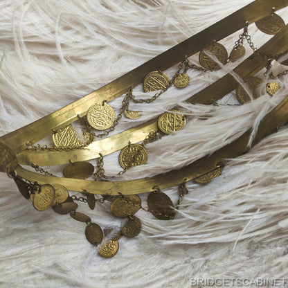 1920s Egyptian Revival Coin Headdress