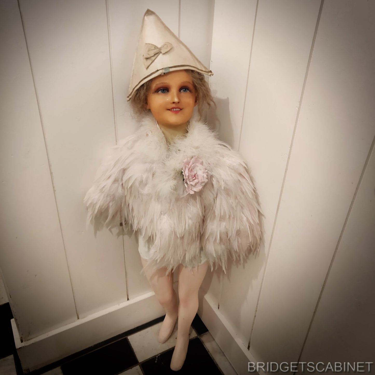 1900s Full-Size Wax Child Mannequin