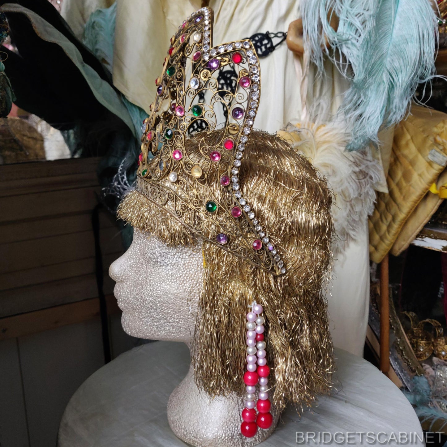 1900s Kokoshnik Mucha Crown Headdress