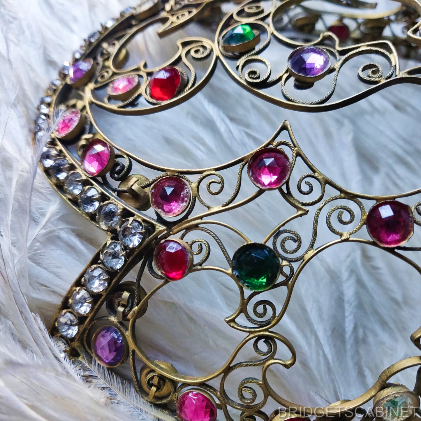 1900s Kokoshnik Mucha Crown Headdress