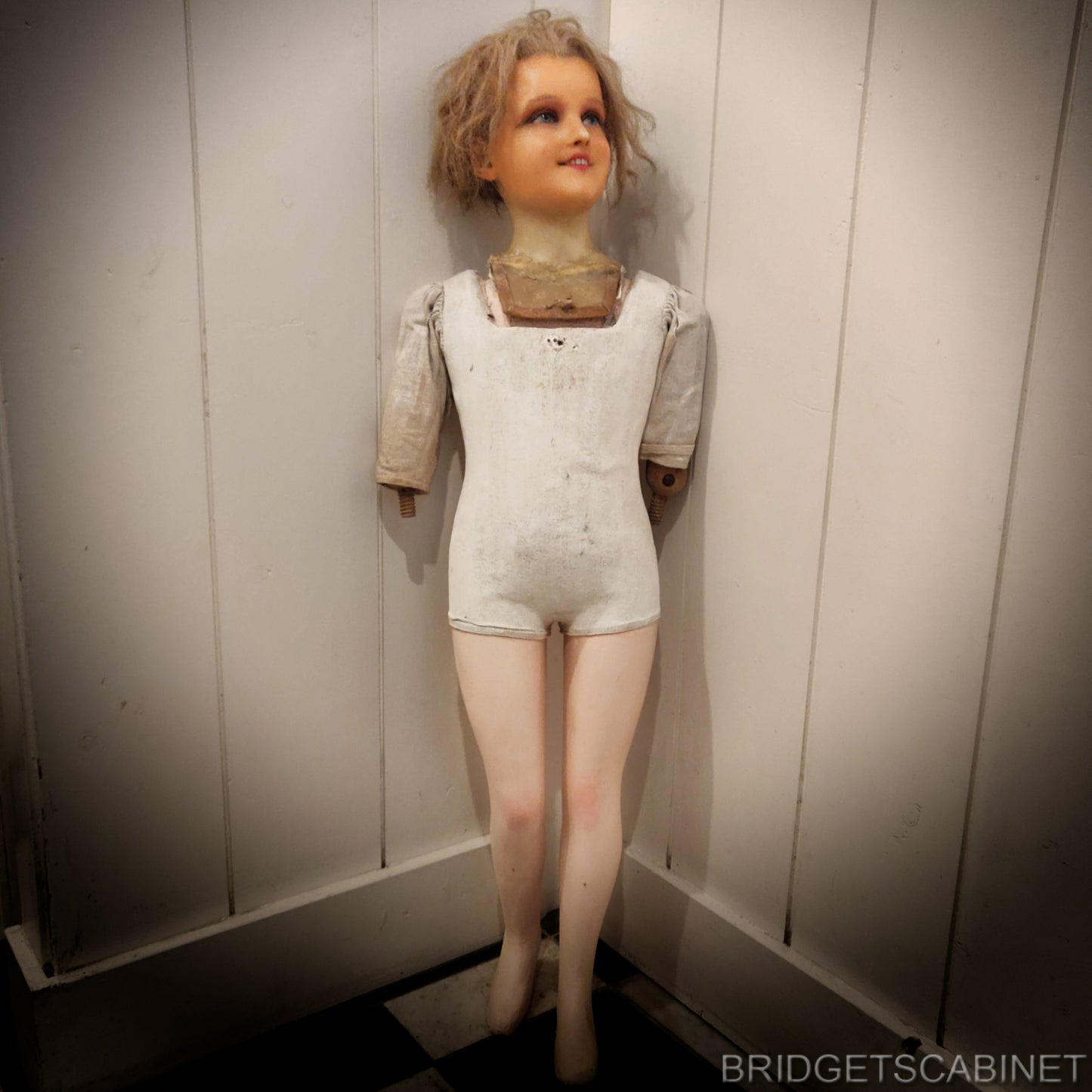 1900s Full-Size Wax Child Mannequin