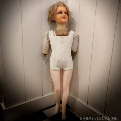 1900s Full-Size Wax Child Mannequin