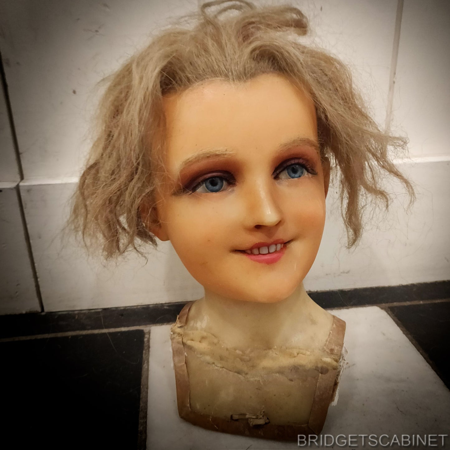 1900s Full-Size Wax Child Mannequin