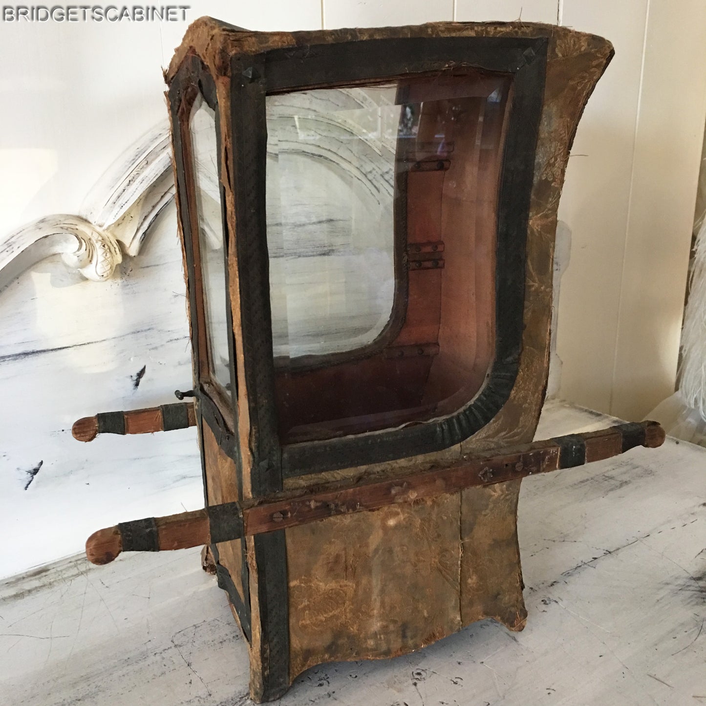 19th C. Large Doll Sedan Chair