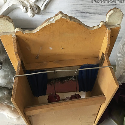 Guignol Puppet Theater w 2 Puppets