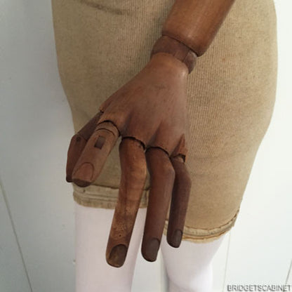 1900s Frenxh Full Size Wax Mannequin