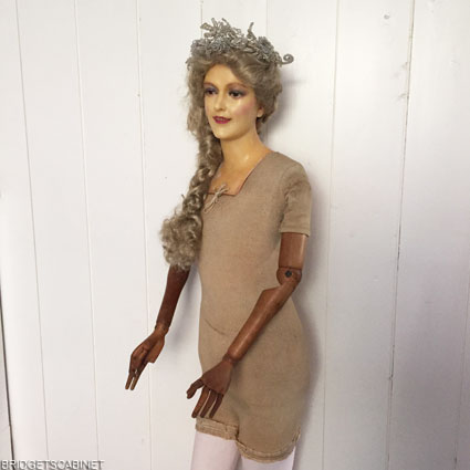 1900s Frenxh Full Size Wax Mannequin