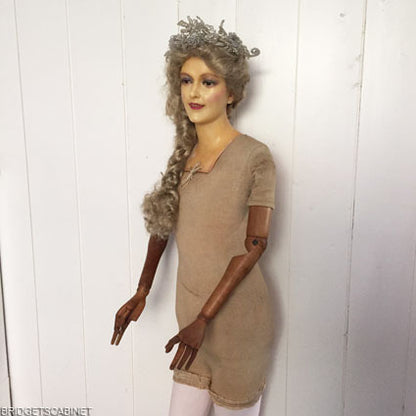 1900s Frenxh Full Size Wax Mannequin