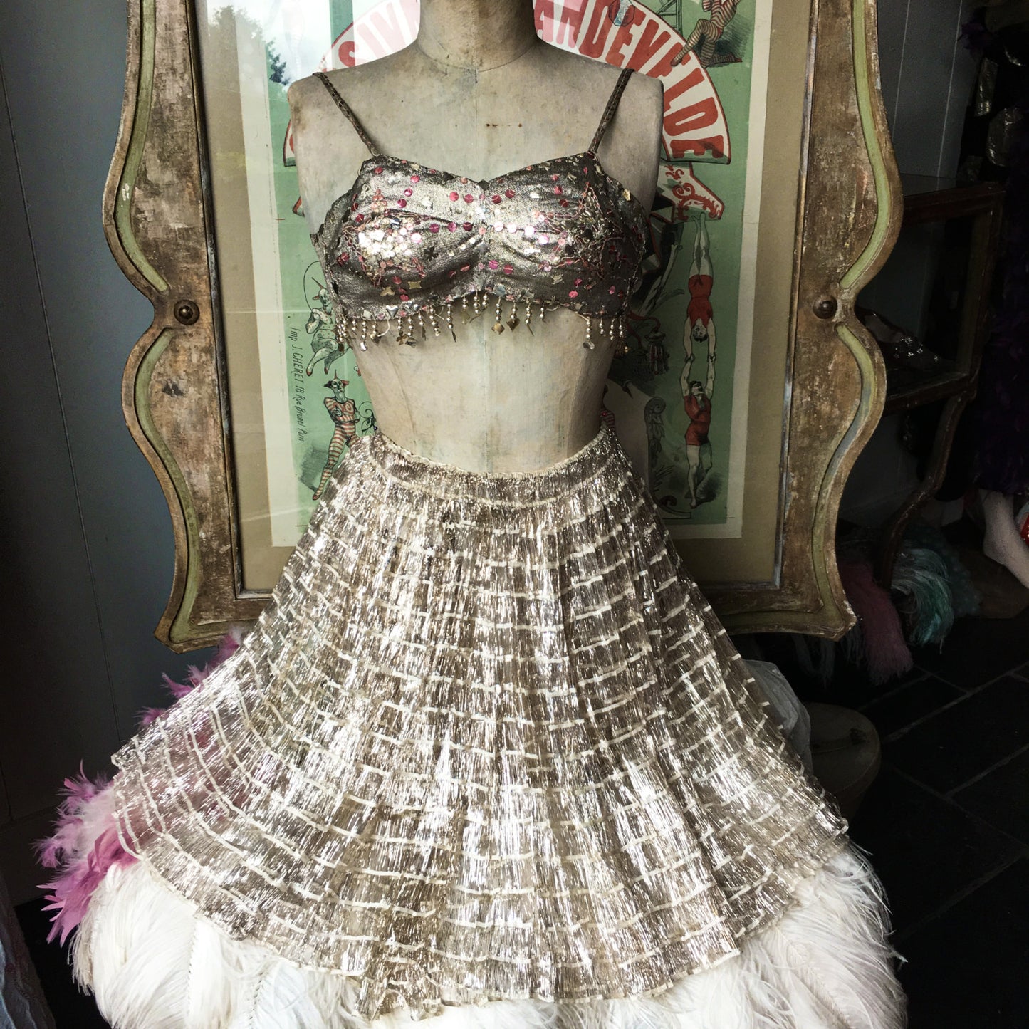 1930s Stage Costume Follies Bergeres