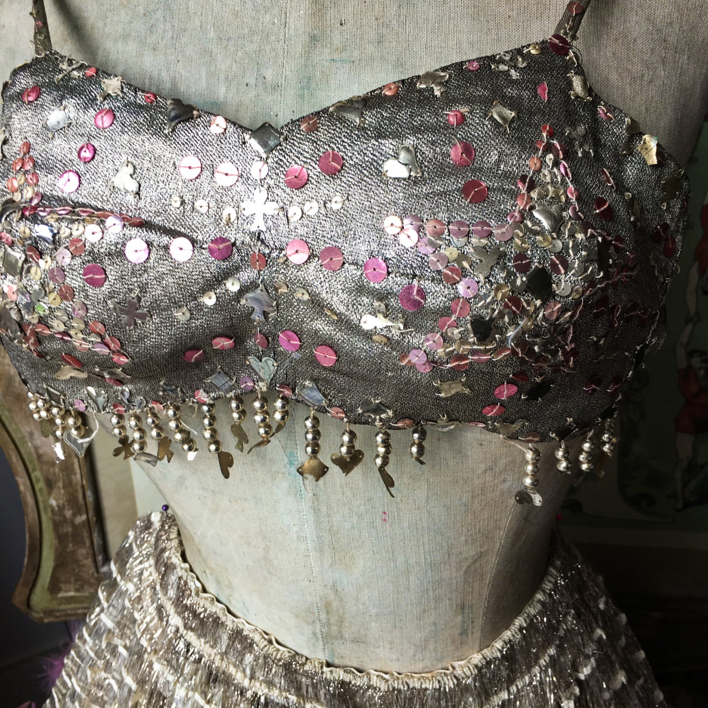1930s Stage Costume Follies Bergeres