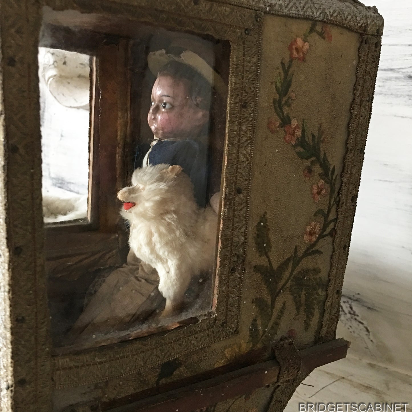 Antique French Doll Sedan Chair