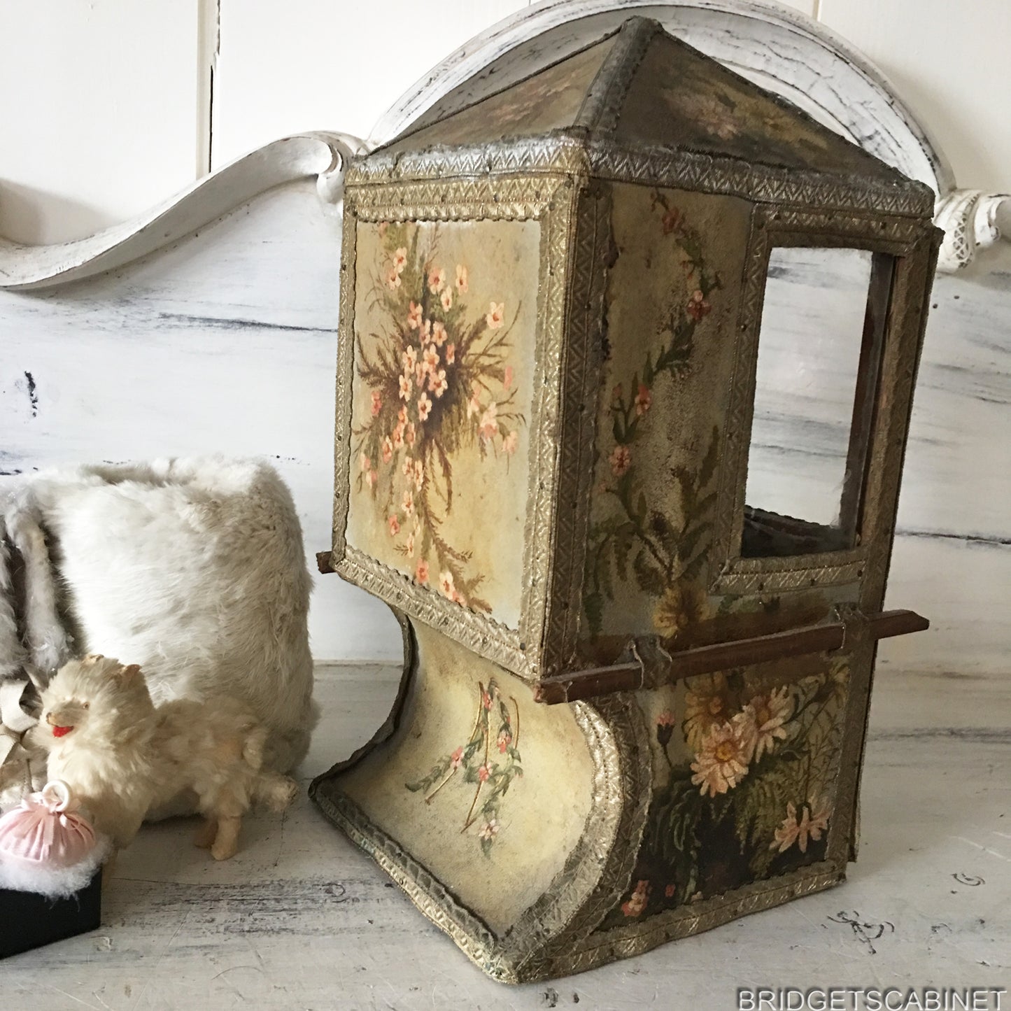 Antique French Doll Sedan Chair
