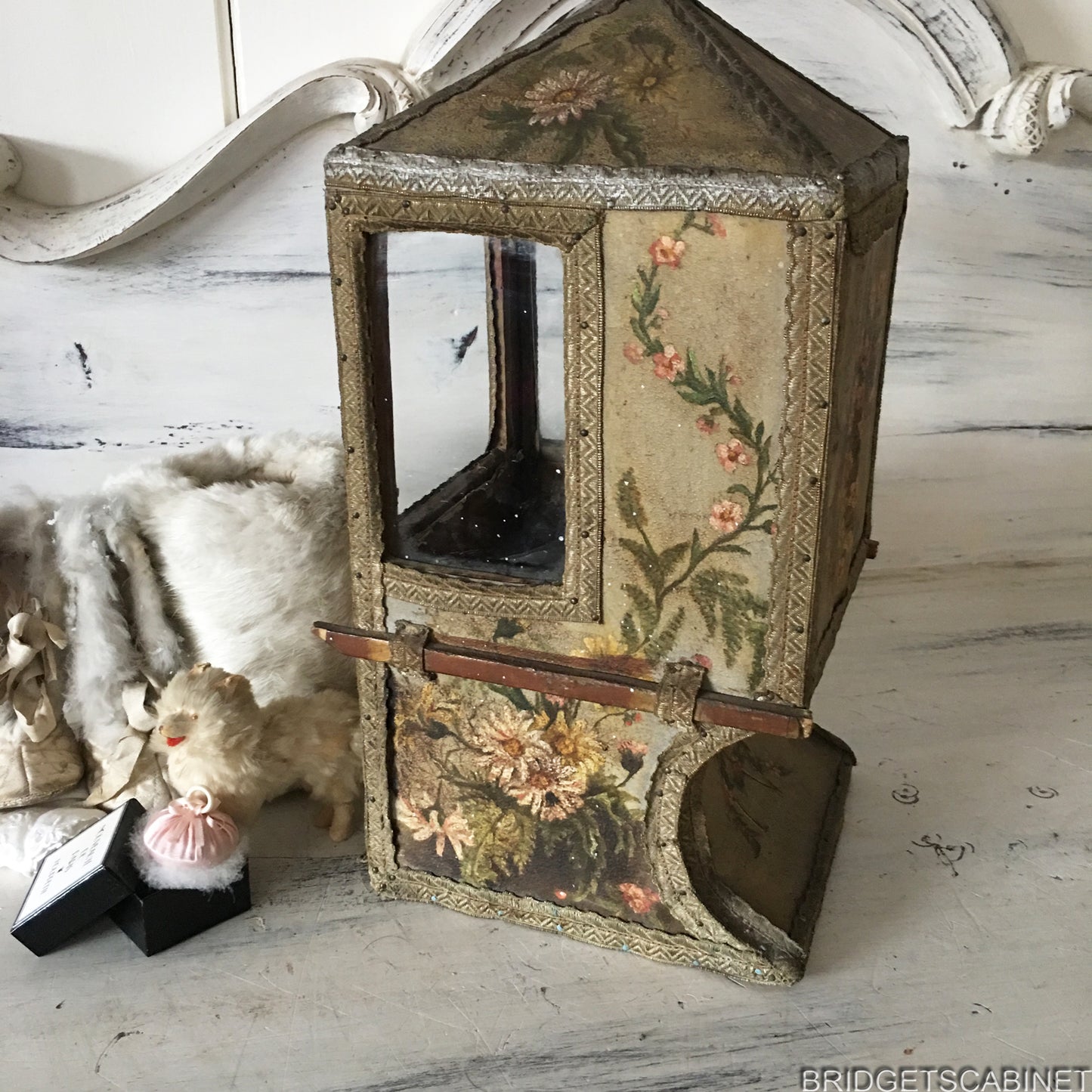 Antique French Doll Sedan Chair