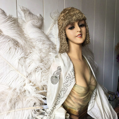 1920s Wax Wig Bust P. Imans