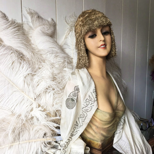 1920s Wax Wig Bust P. Imans