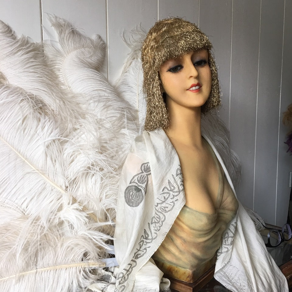 1920s Wax Wig Bust P. Imans