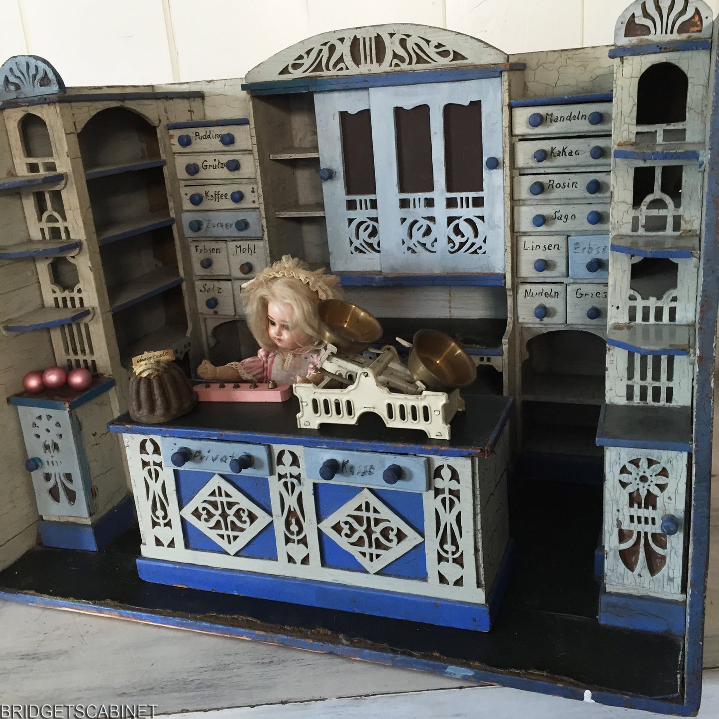 Antique German Large Doll Shop