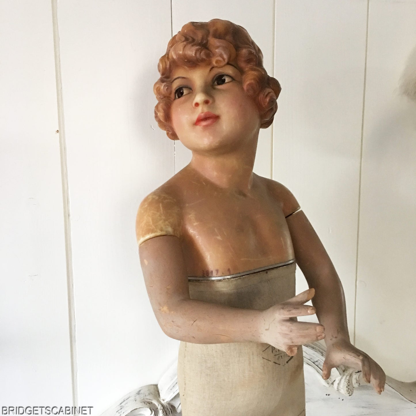 1900s French Wax Child Mannequin