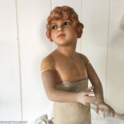 1900s French Wax Child Mannequin