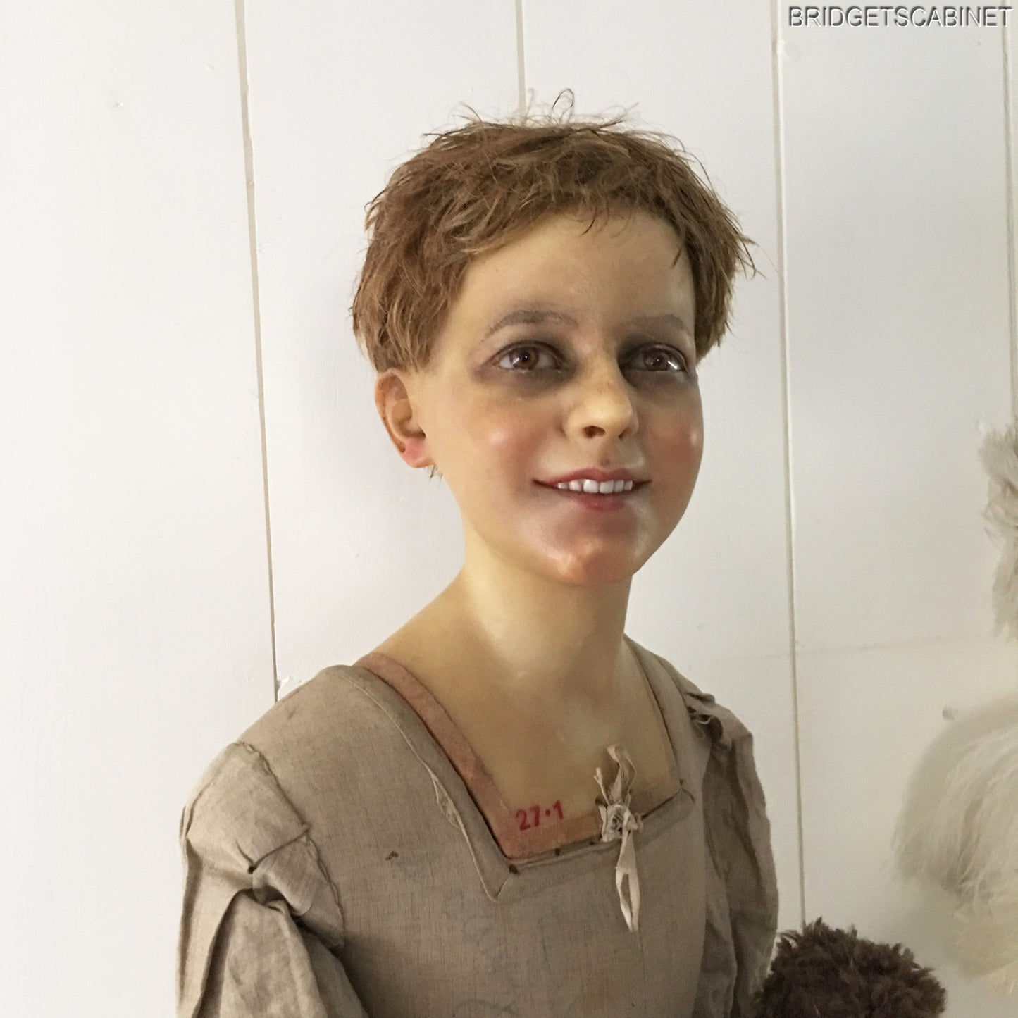 1900s French Full Size Wax Boy Mannequin