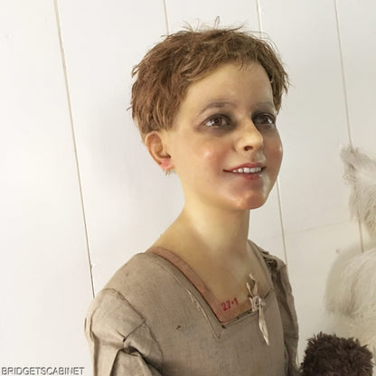 1900s French Full Size Wax Boy Mannequin