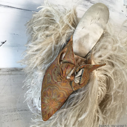 18th. Century Venice Hand-woven Shoes