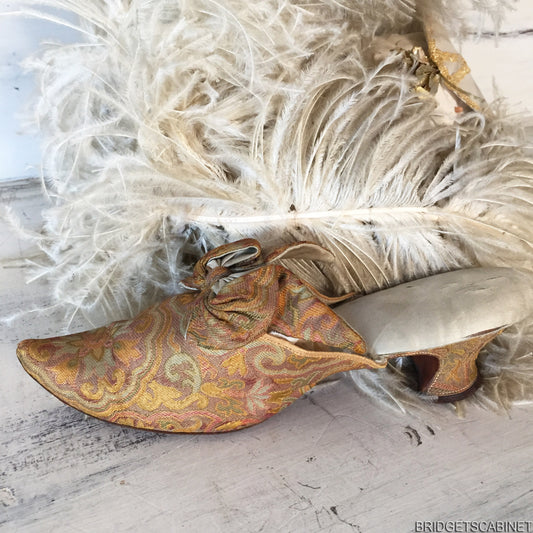 18th. Century Venice Hand-woven Shoes