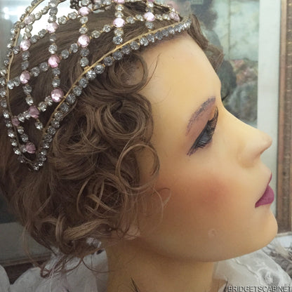 1920s French Wax Head Bust