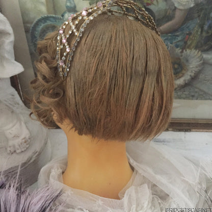 1920s French Wax Head Bust