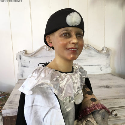 1900s French Full Size Wax Boy Mannequin