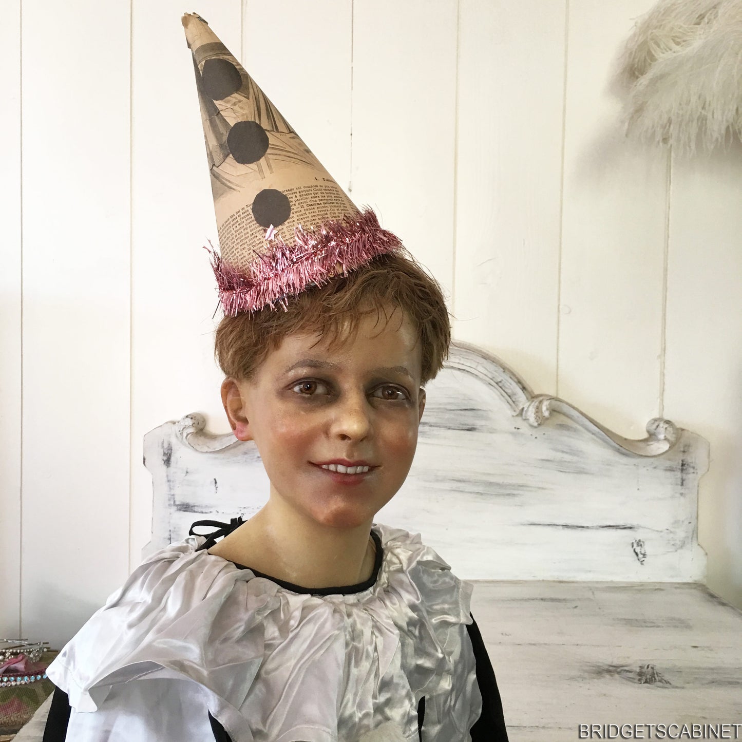1900s French Full Size Wax Boy Mannequin