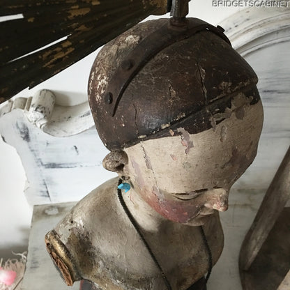1700s Very Rare Madonna Santos Cage Doll