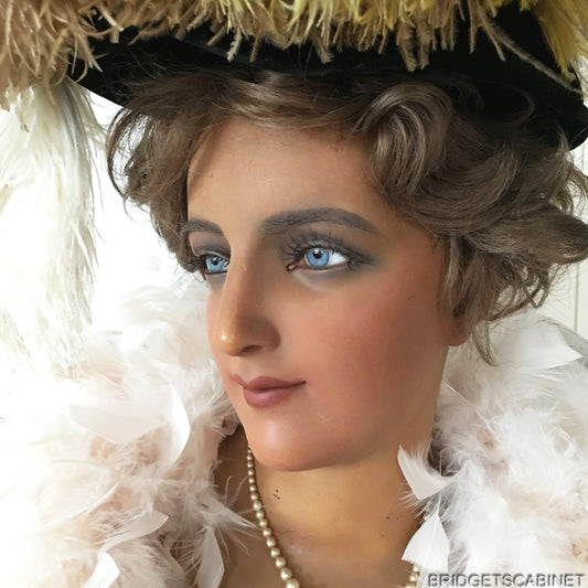 1920s Wax French Bust