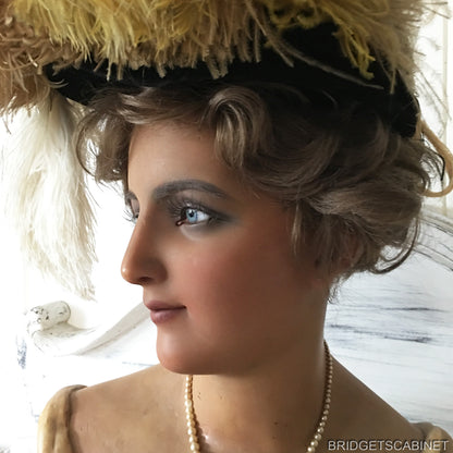 1920s Wax French Bust