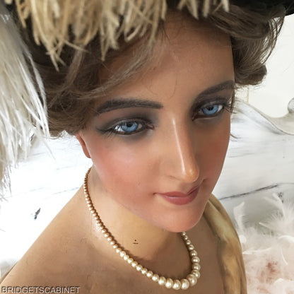 1920s Wax French Bust