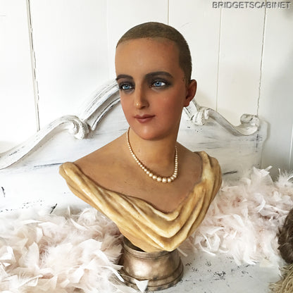 1920s Wax French Bust