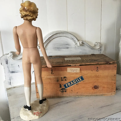 Rare French Manneuin in Origina Shipping Crate