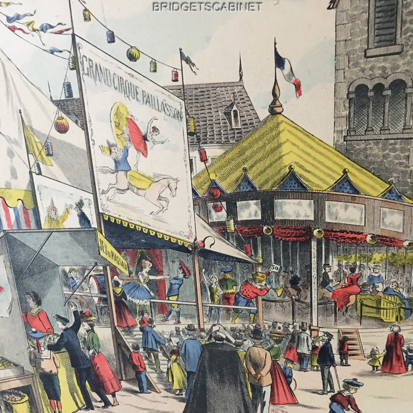 Guignol Puppet Theater with 6 Puppets