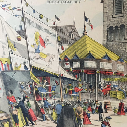 Guignol Puppet Theater with 6 Puppets
