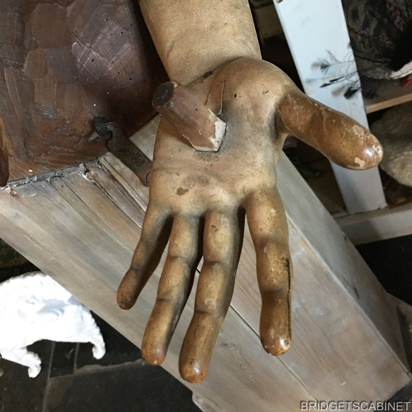 1700s Life-Size Madonna Santos Cage Doll